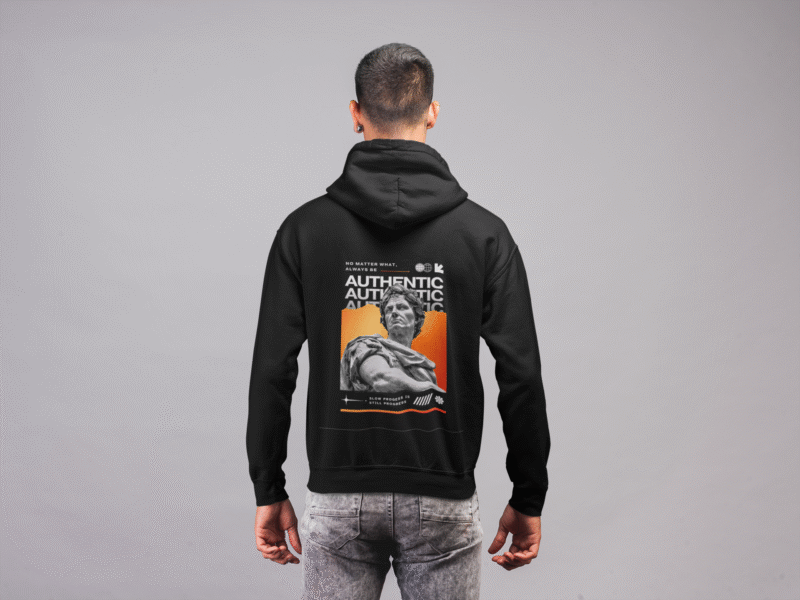 Authenticity Statement Hoodie – "Always Be Authentic" - Image 2